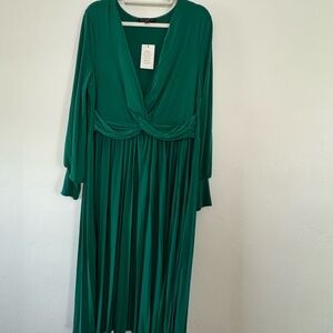 Elegant Green Women's Dress